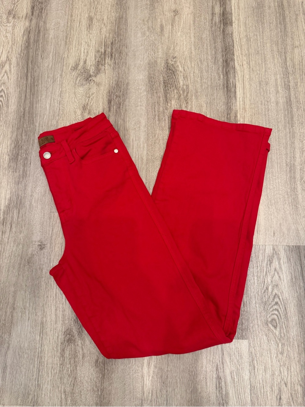 Judy Blue Red High Rise Straight Leg Jeans Size 3/26